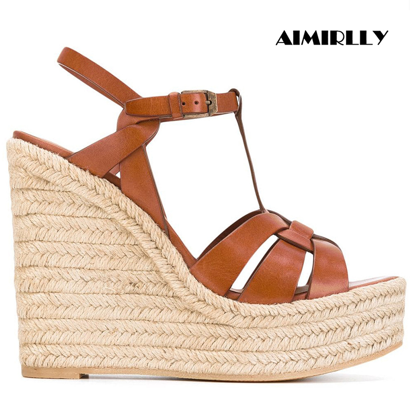 Wedge Espadrille Women - 여성용 에스파드리유 웨지 샌들 – 브레이드