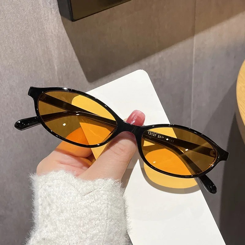 뉴 레트로 스몰 오벌 선글라스 여성용 Y2k 트렌디 스 - Sunglasses Cat Eye 리뷰 및 가격