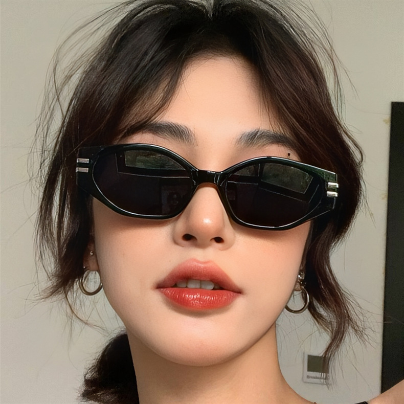 새로운 스몰 프레임 Y2K 캣아이 선글라스 여성용 트렌 - Sunglasses Cat Eye 리뷰 및 가격