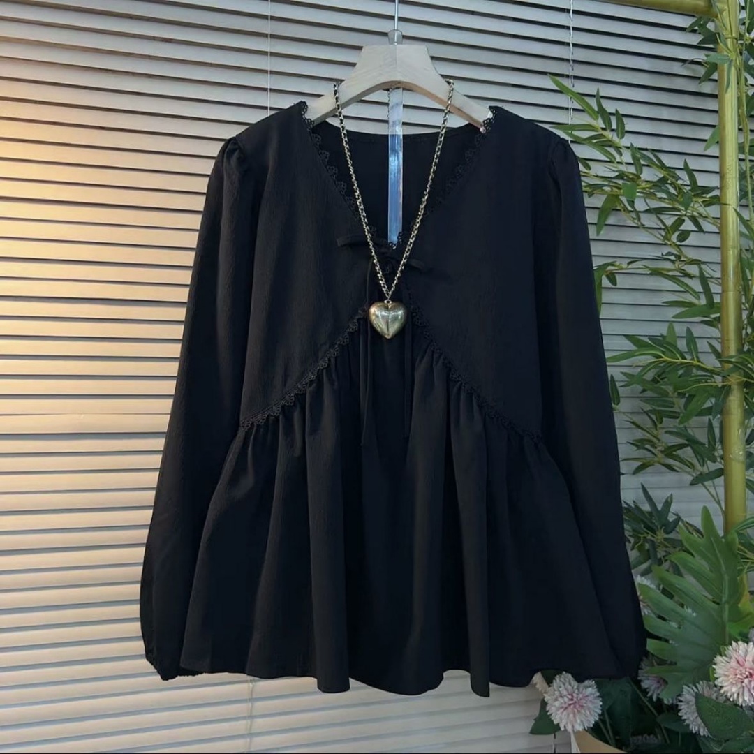 플러스 사이즈 여성 의류 봄 가을 신상 V넥 긴팔 셔츠 - Blouse Off Shoulder 리뷰 및 가격