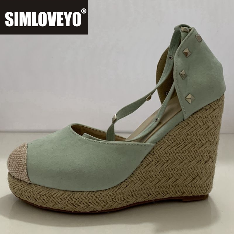 SIMLOVEYO espadrilles 여성 웨지 샌들 - Wedge Espadrille Women 리뷰 및 가격