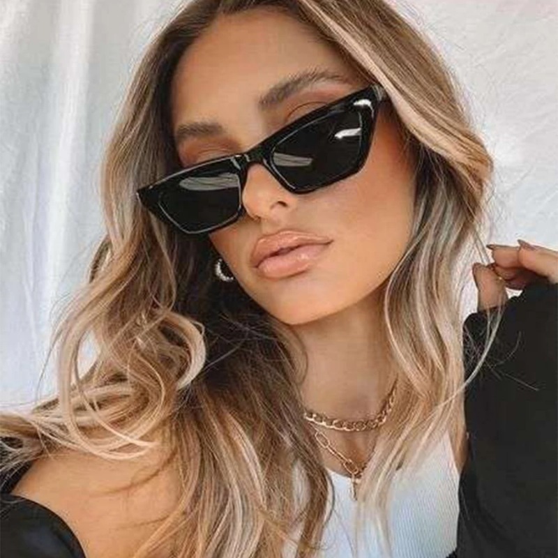 빈티지 고양이 눈 선글라스 여성 스퀘어 스몰 프레임 선 - Sunglasses Cat Eye 리뷰 및 가격