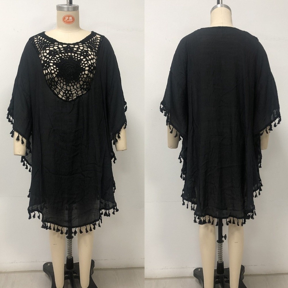 스퀘어넥 여름 자외선 차단 스목 홀터넥 루즈핏 수영복  - Cover Up Kaftan 리뷰 및 가격