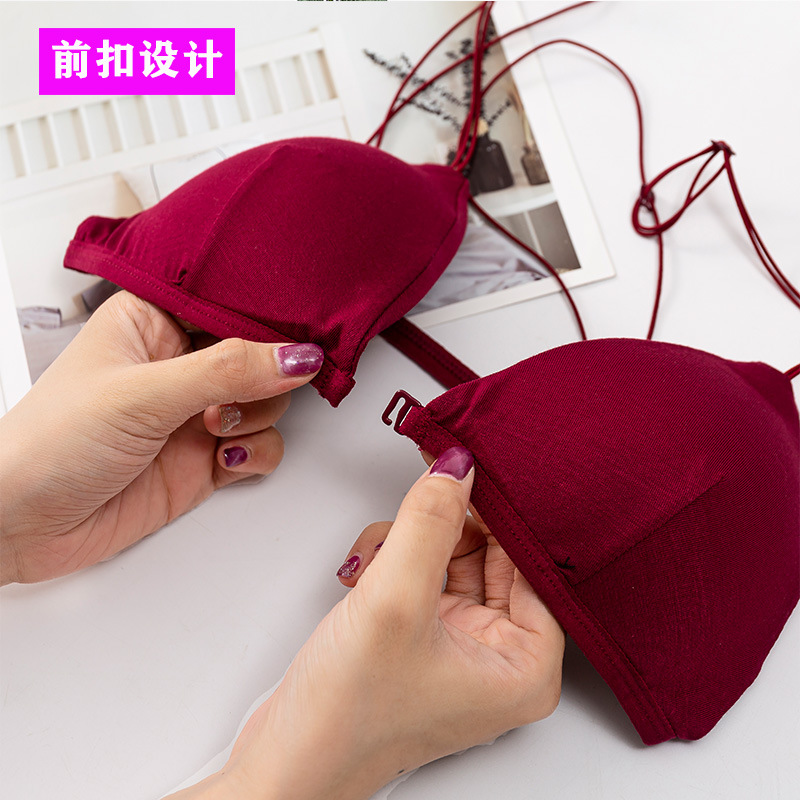 여성용 섹시한 란제리 스포츠 브라, 탑 브래지어, 푸시 - Bralette Triangle Set 리뷰 및 가격